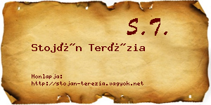 Stoján Terézia névjegykártya