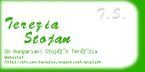 terezia stojan business card